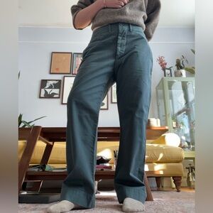 RRL Straight Leg Field Pant in Teal